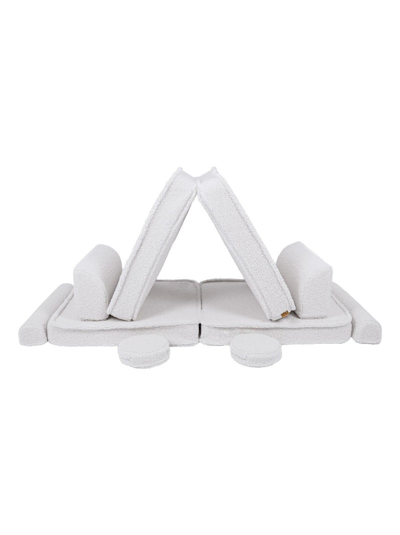Canapé Enfant Convertible - Canape Dépliant et Confortable Blanc - Kiabi