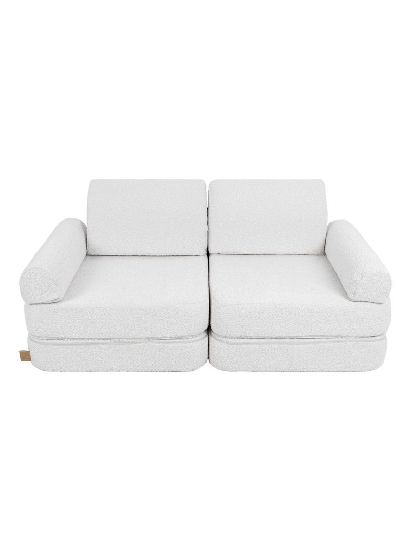 Canapé Enfant Convertible - Canape Dépliant et Confortable Blanc - Kiabi
