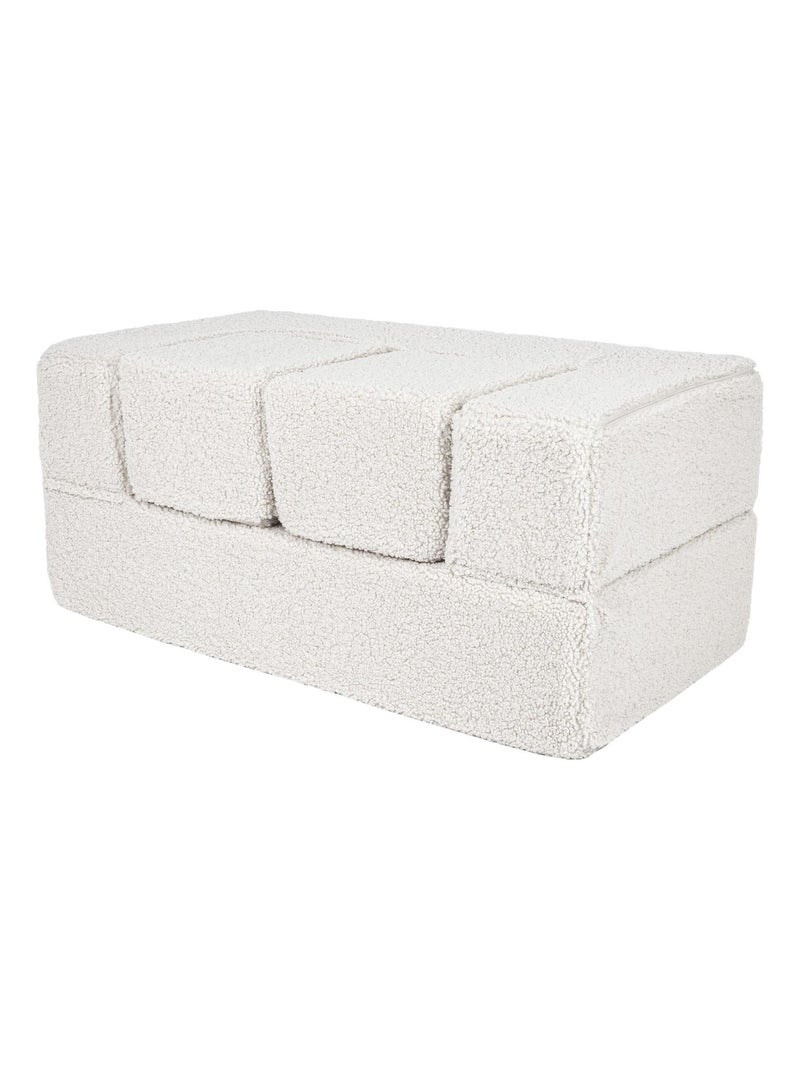 Canapé Enfant Convertible - Canape Dépliant et Confortable Blanc - Kiabi