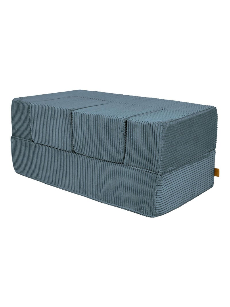 Canapé Enfant Convertible - Canape Dépliant et Confortable Bleu - Kiabi