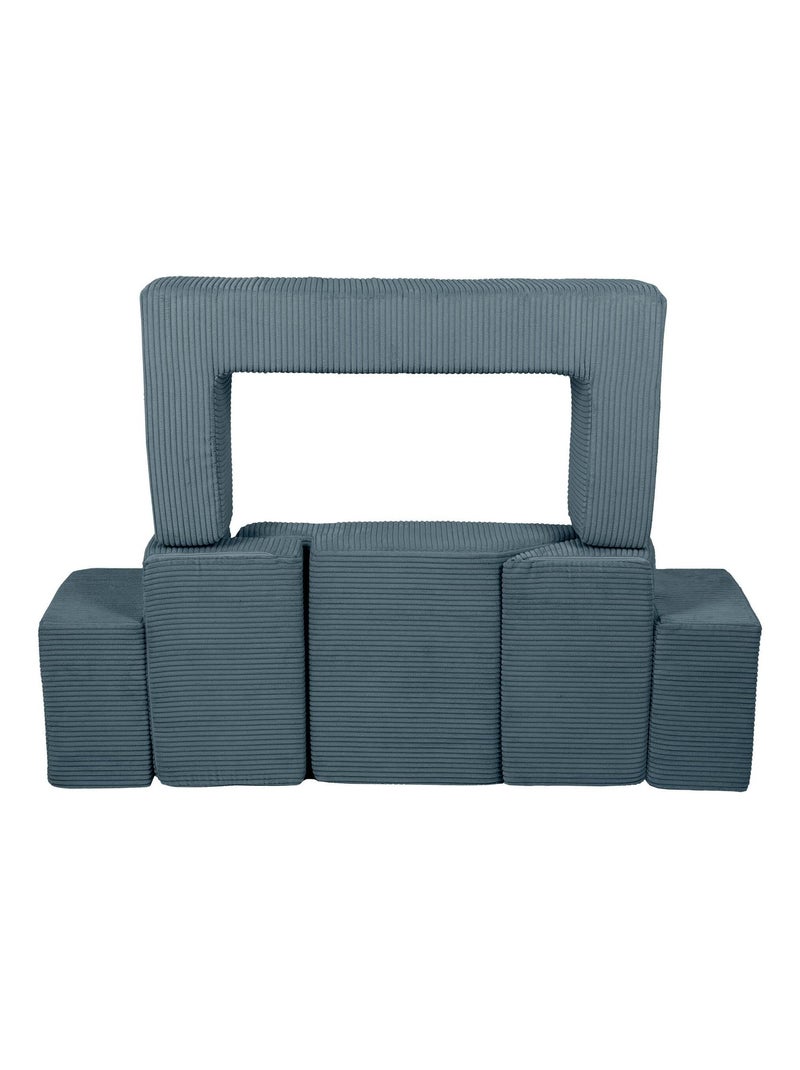 Canapé Enfant Convertible - Canape Dépliant et Confortable Bleu - Kiabi