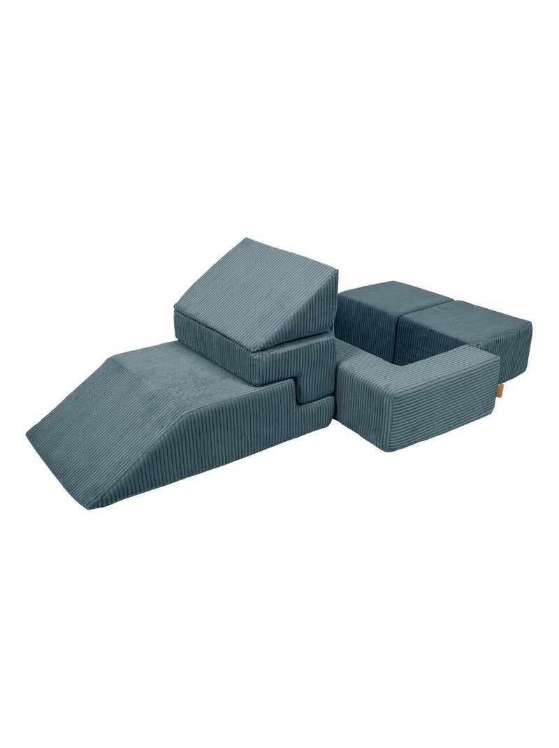 Canapé Enfant Convertible - Canape Dépliant et Confortable Bleu - Kiabi