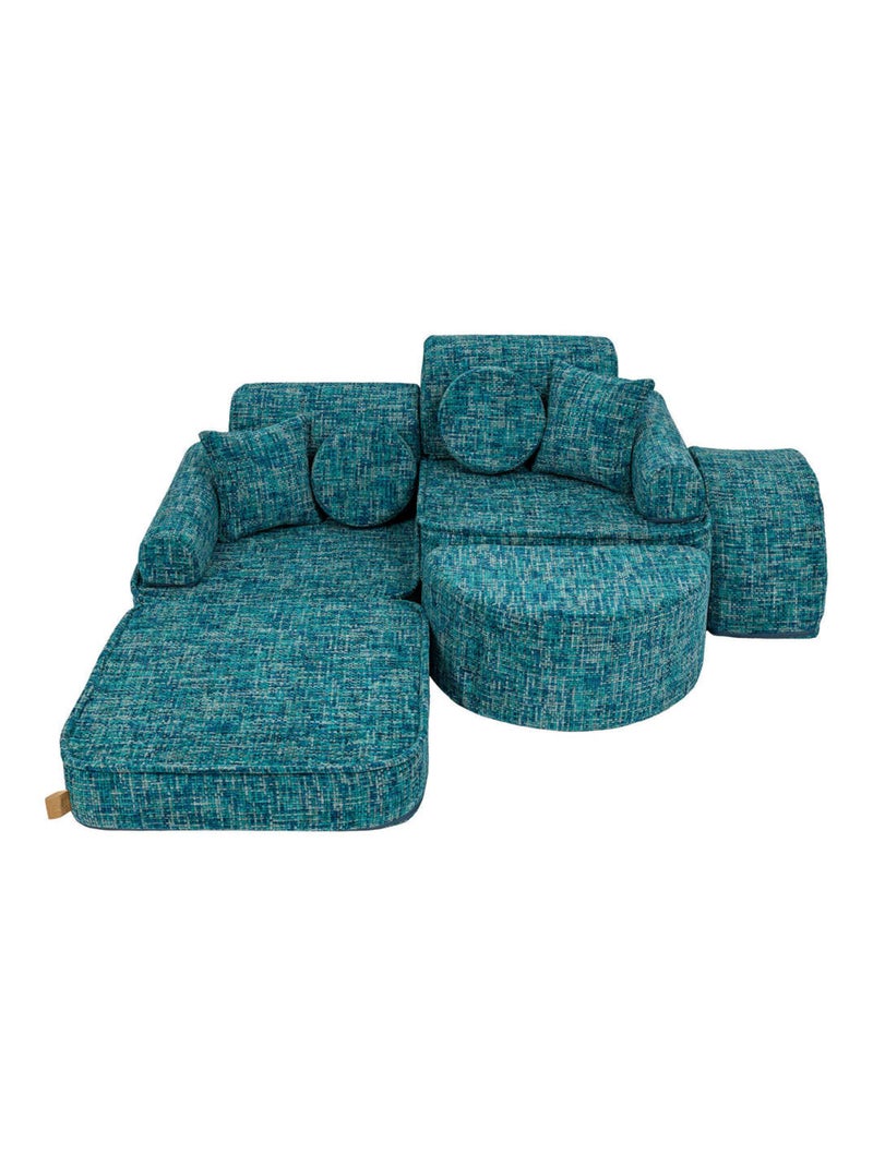 Canapé Enfant Convertible - Canape Dépliant et Confortable Bleu - Kiabi