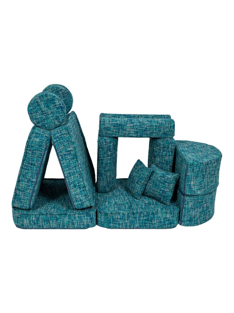 Canapé Enfant Convertible - Canape Dépliant et Confortable Bleu - Kiabi