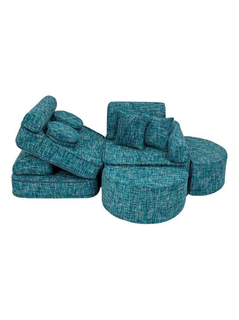 Canapé Enfant Convertible - Canape Dépliant et Confortable Bleu - Kiabi