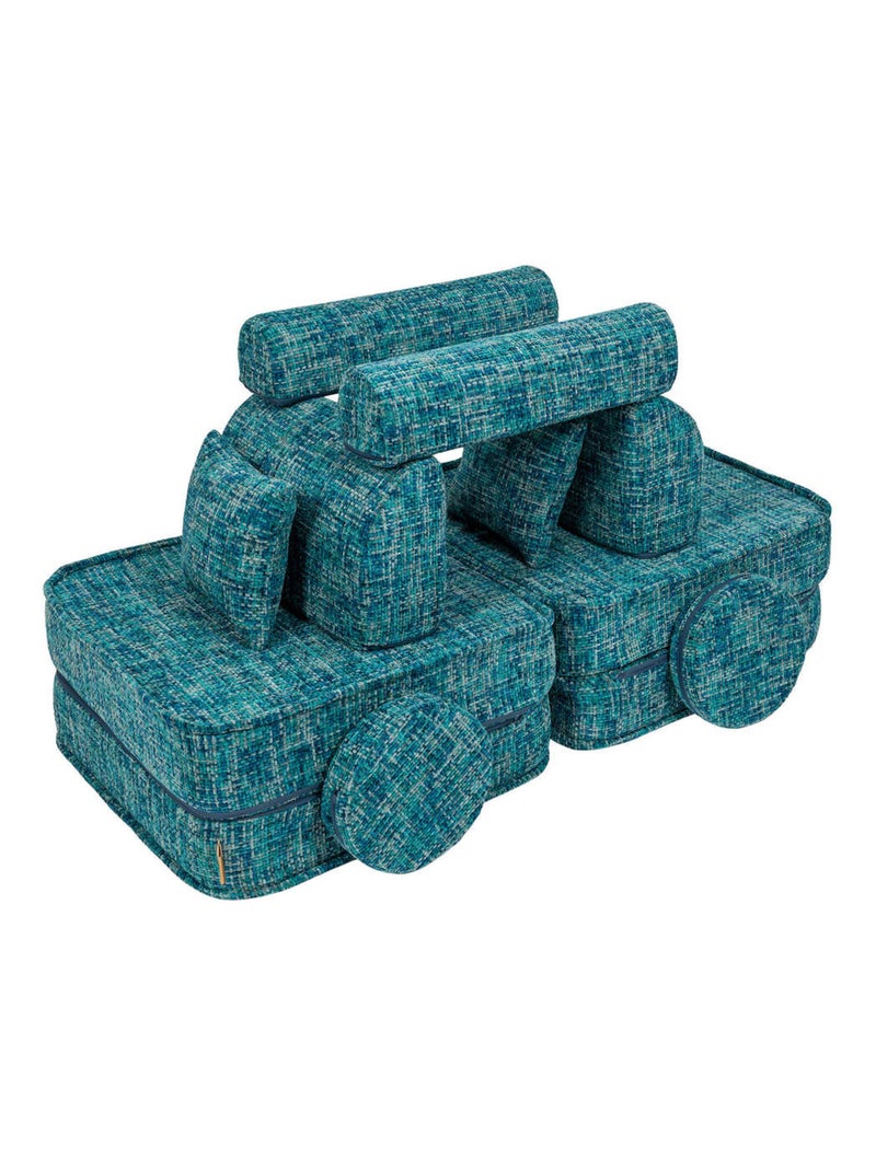 Canapé Enfant Convertible - Canape Dépliant et Confortable Bleu - Kiabi