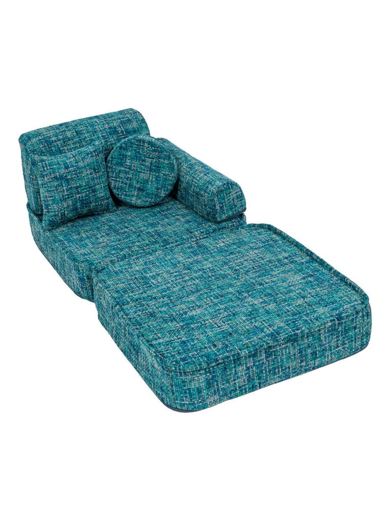 Canapé Enfant Convertible - Canape Dépliant et Confortable Bleu - Kiabi