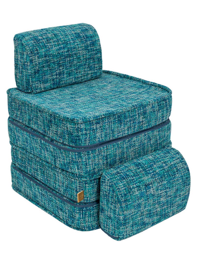 Canapé Enfant Convertible - Canape Dépliant et Confortable Bleu - Kiabi
