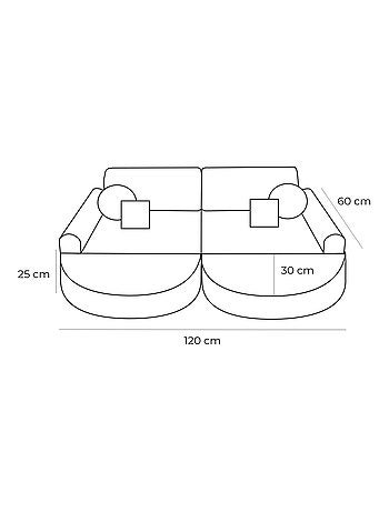 Canapé Enfant Convertible - Canape Dépliant et Confortable