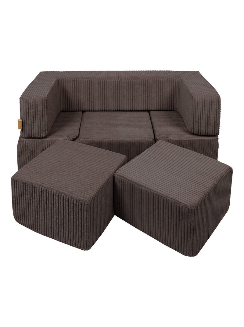 Canapé Enfant Convertible - Canape Dépliant et Confortable Bronze - Kiabi