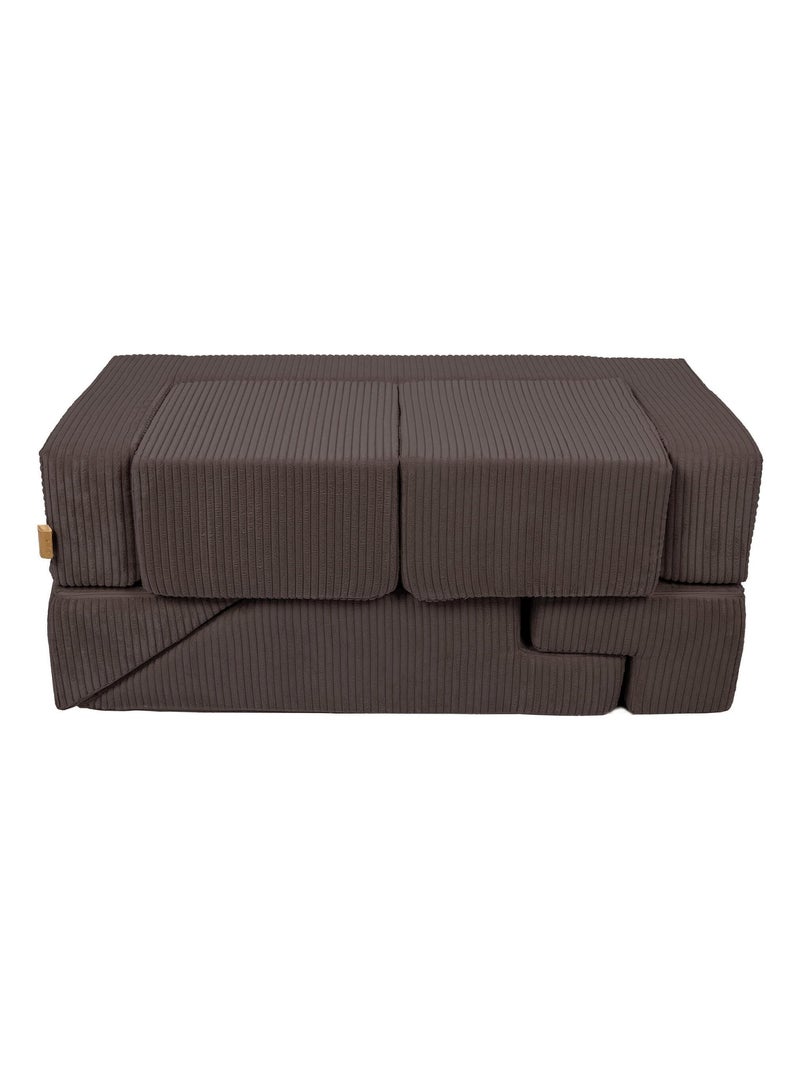 Canapé Enfant Convertible - Canape Dépliant et Confortable Bronze - Kiabi