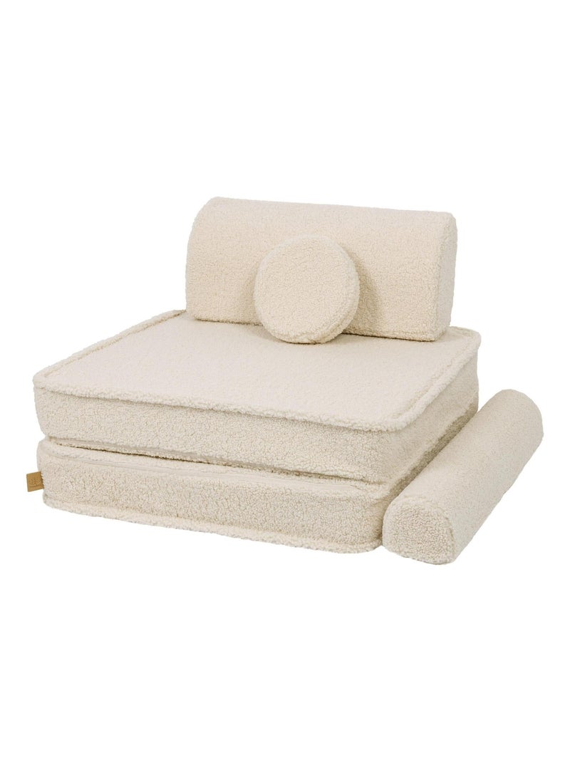 Canapé Enfant Convertible - Canape Dépliant et Confortable Ecru - Kiabi