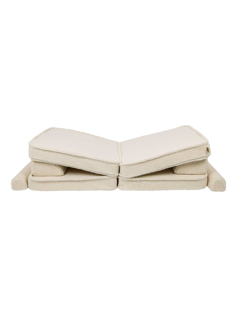 Canapé Enfant Convertible - Canape Dépliant et Confortable Ecru - Kiabi