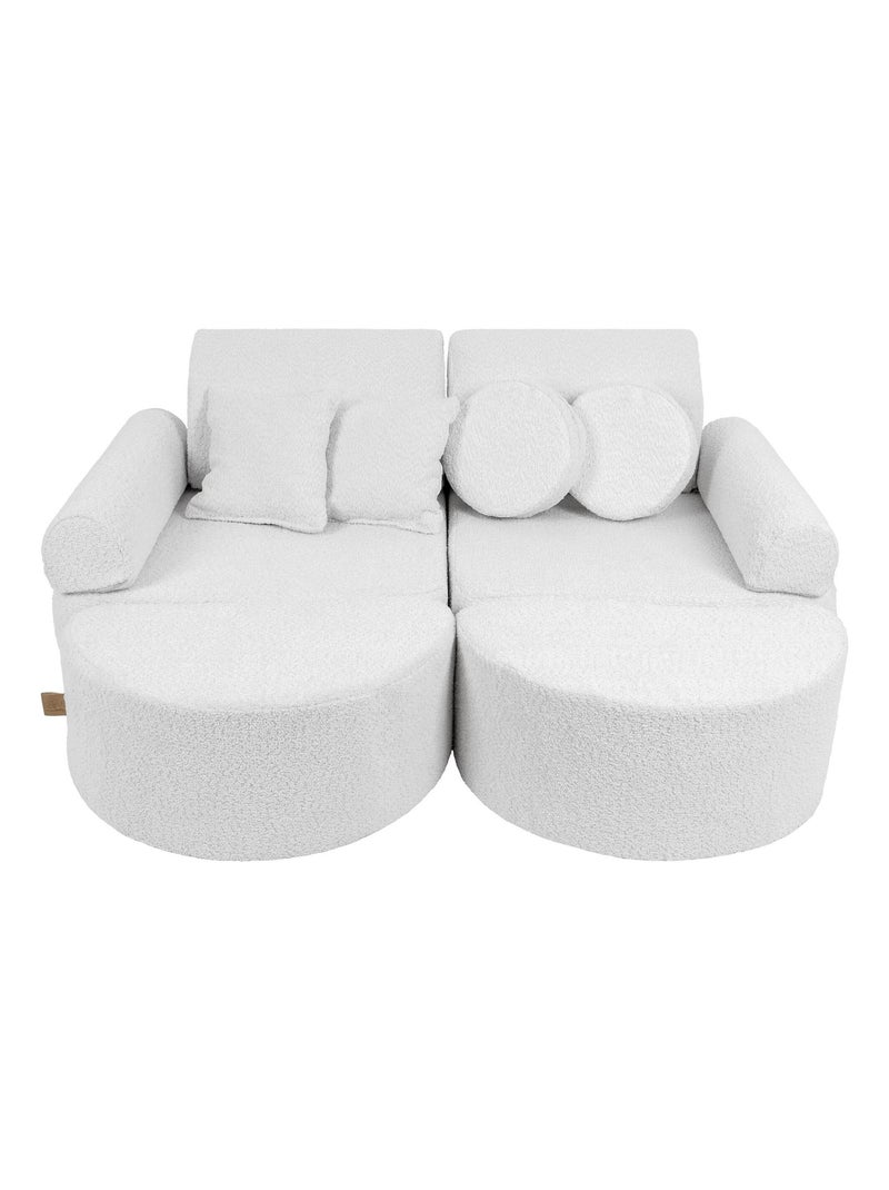 Canapé Enfant Convertible - Canape Dépliant et Confortable Ecru - Kiabi