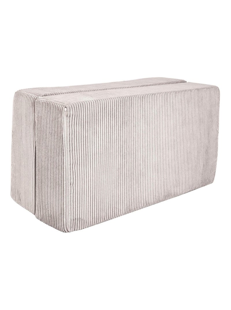 Canapé Enfant Convertible - Canape Dépliant et Confortable Ecru - Kiabi