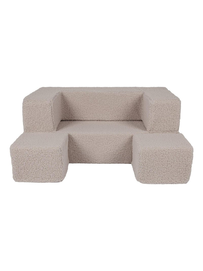 Canapé Enfant Convertible - Canape Dépliant et Confortable Ecru - Kiabi