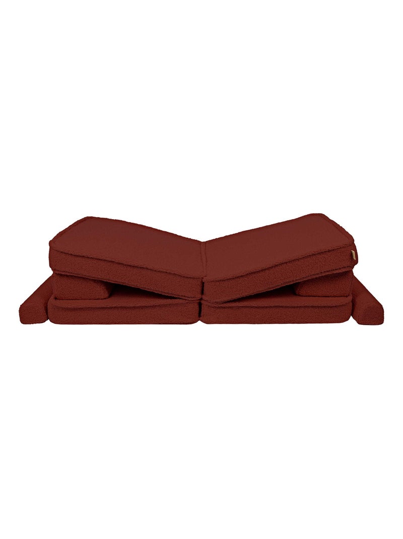 Canapé Enfant Convertible - Canape Dépliant et Confortable Gris - Kiabi