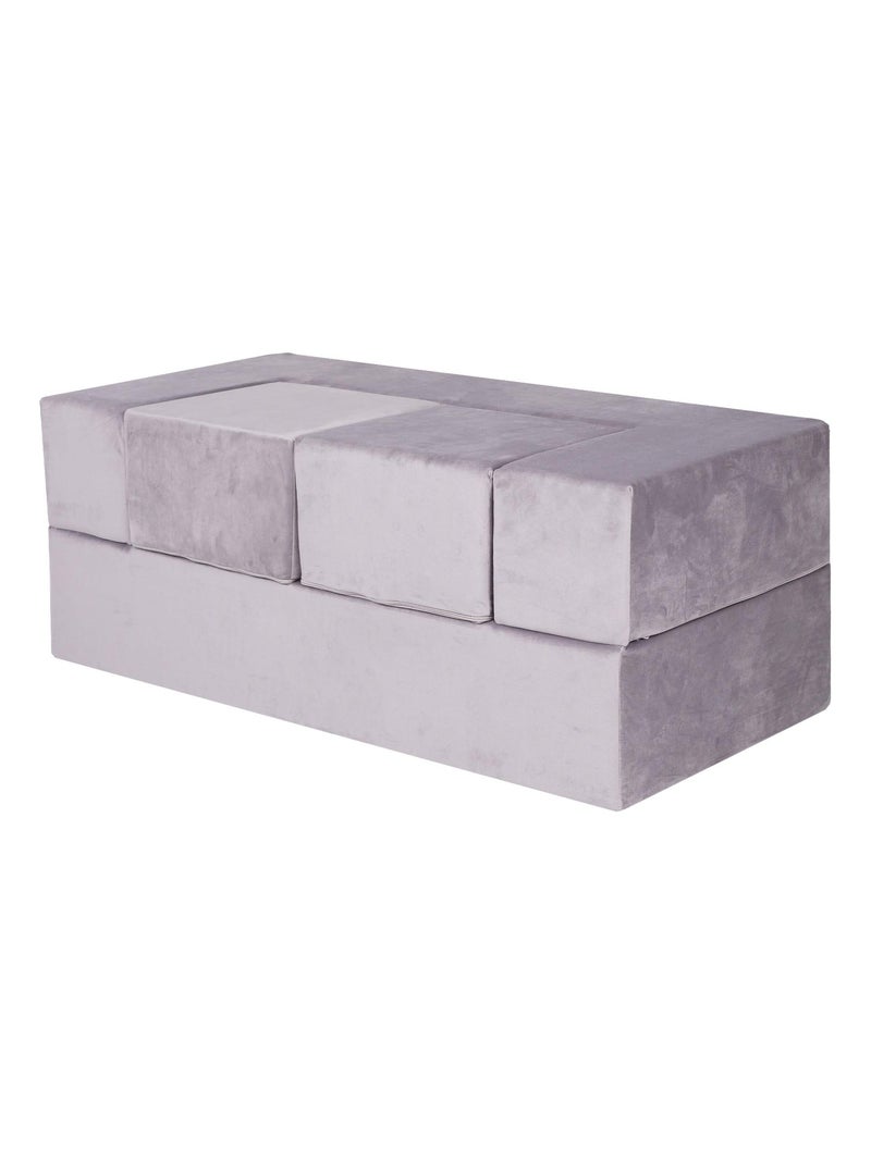 Canapé Enfant Convertible - Canape Dépliant et Confortable Gris foncé - Kiabi