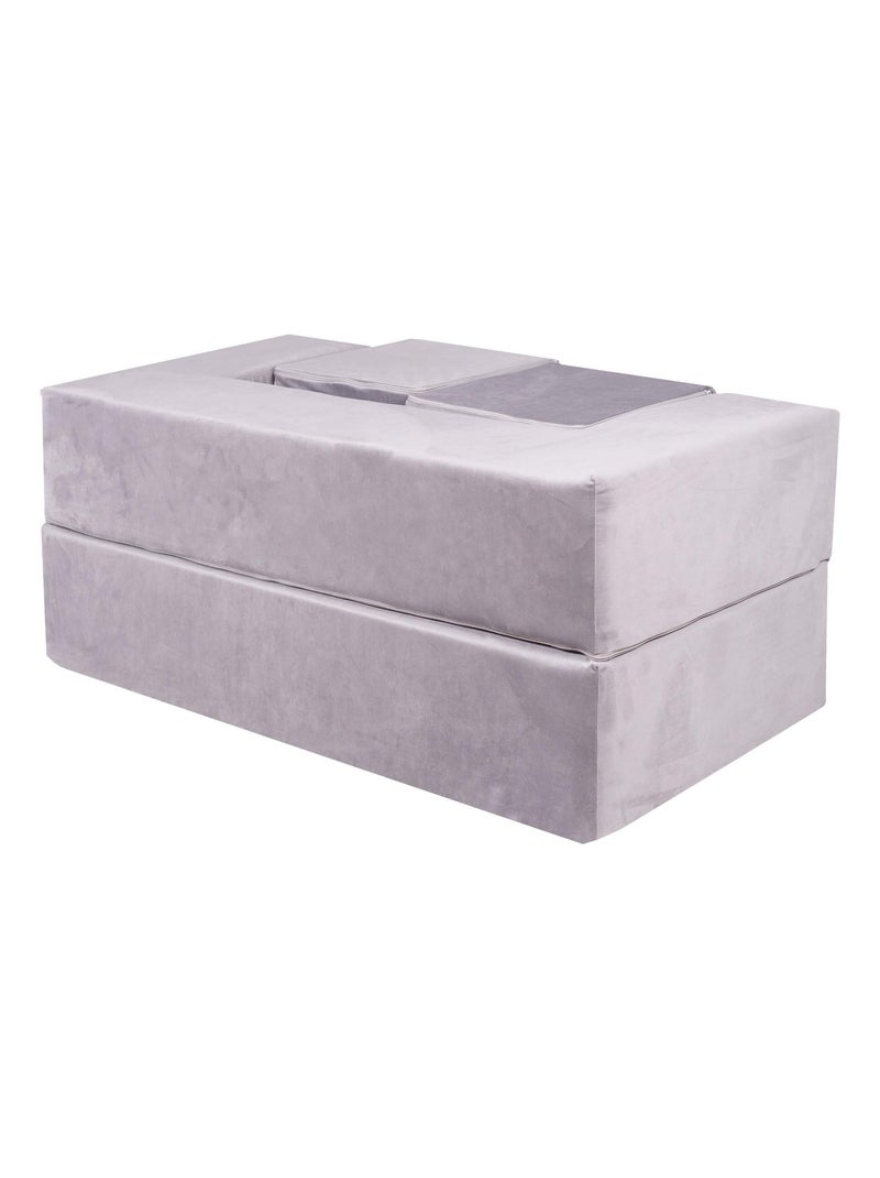 Canapé Enfant Convertible - Canape Dépliant et Confortable Gris foncé - Kiabi