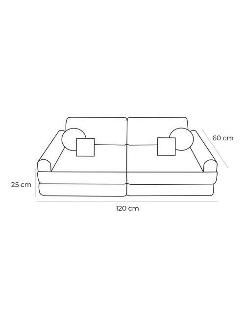 Canapé Enfant Convertible - Canape Dépliant et Confortable - Kiabi Canapé Enfant Convertible - Canape Dépliant et Confortable - Kiabi