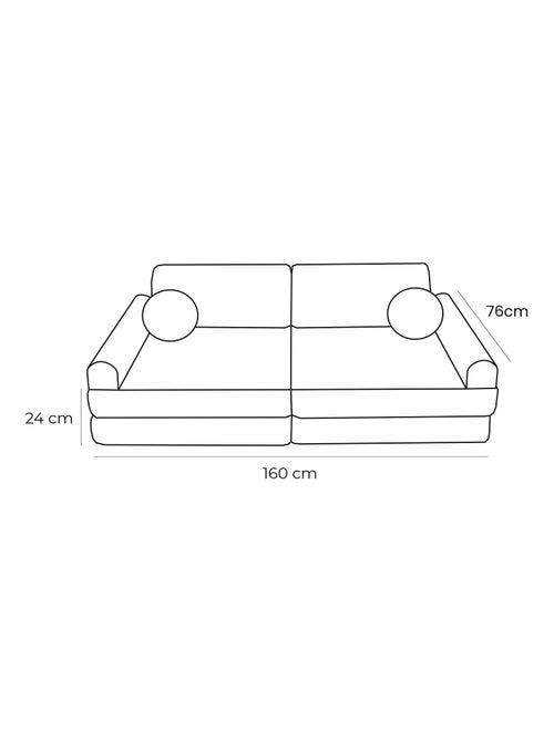 Canapé Enfant Convertible - Canape Dépliant et Confortable - Kiabi