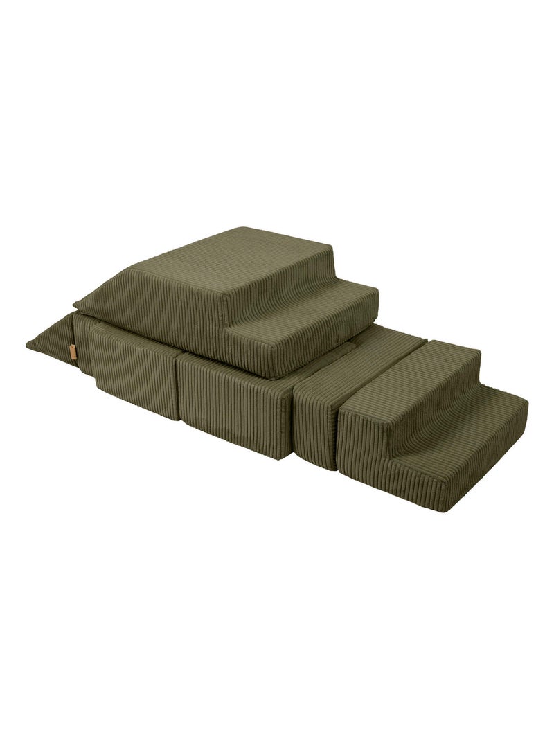 Canapé Enfant Convertible - Canape Dépliant et Confortable Kaki - Kiabi