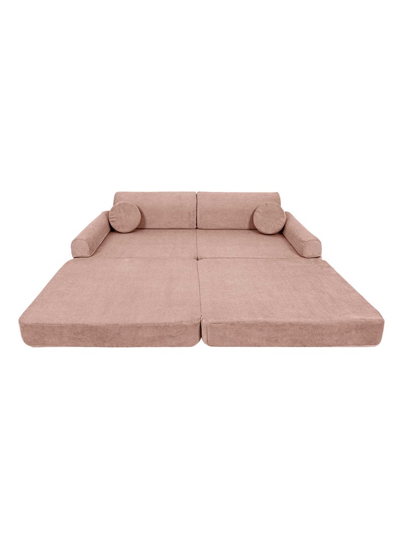Canapé Enfant Convertible - Canape Dépliant et Confortable Rose - Kiabi