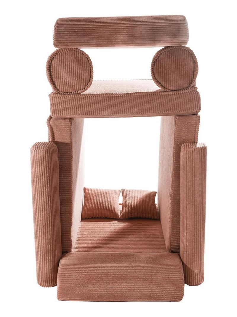 Canapé Enfant Convertible - Canape Dépliant et Confortable Rose - Kiabi