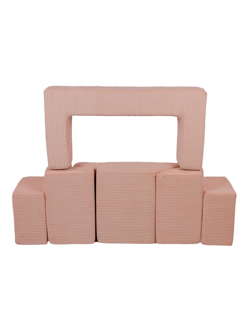 Canapé Enfant Convertible - Canape Dépliant et Confortable Rose - Kiabi