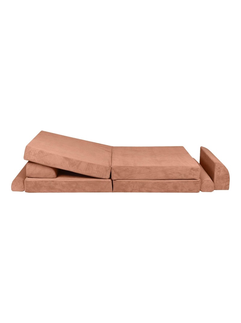 Canapé Enfant Convertible - Canape Dépliant et Confortable Rouge - Kiabi
