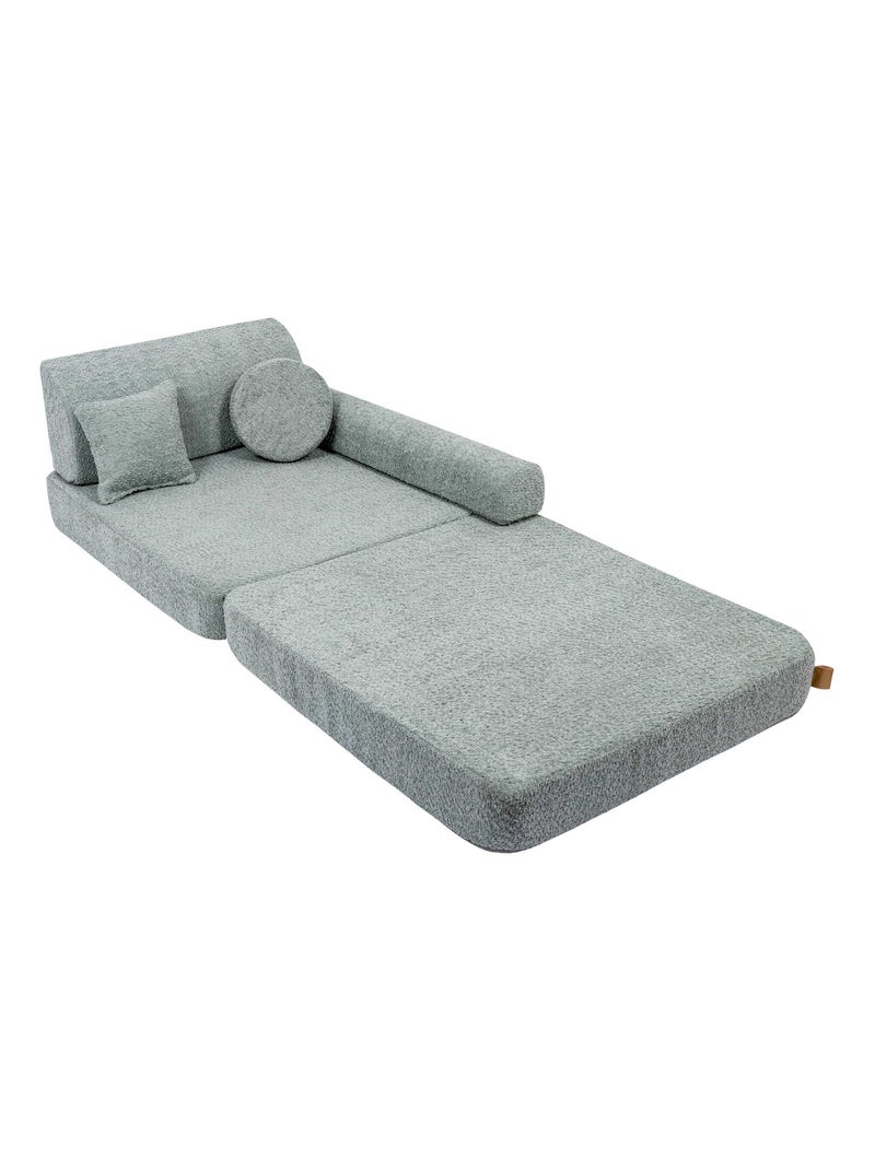Canapé Enfant Convertible - Canape Dépliant et Confortable Vert - Kiabi