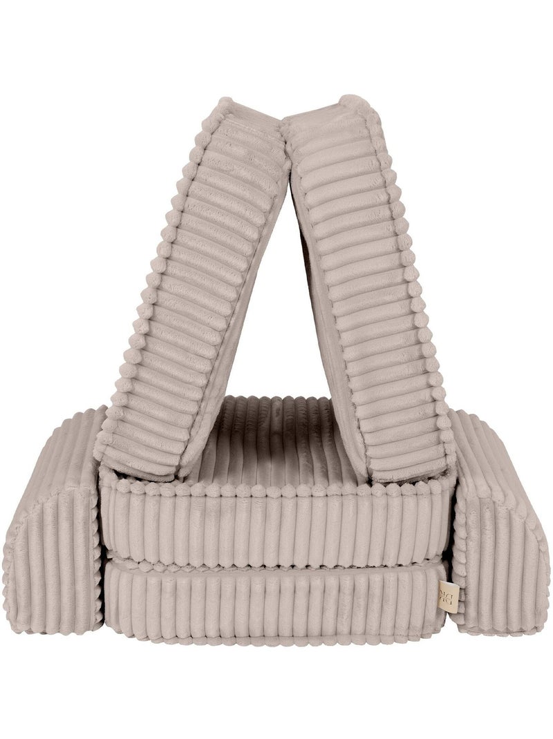 Canapé Enfant Convertible - Churros Sofa Basic Beige clair - Kiabi