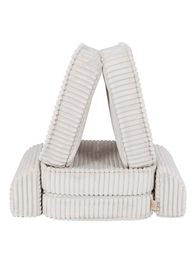 Canapé Enfant Convertible - Churros Sofa Basic Blanc - Kiabi