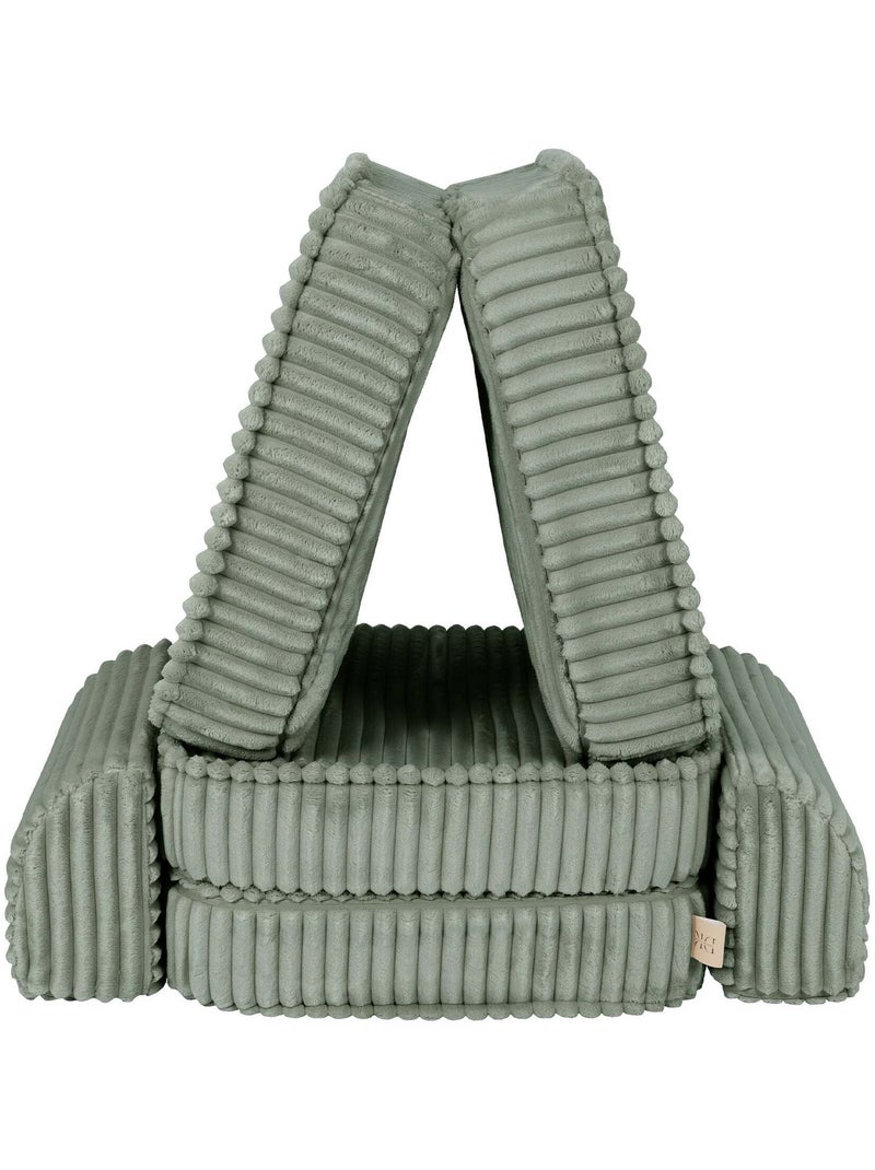 Canapé Enfant Convertible - Churros Sofa Basic Vert clair - Kiabi