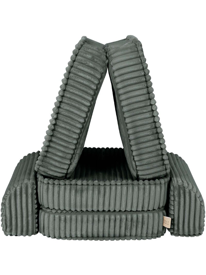 Canapé Enfant Convertible - Churros Sofa Basic Vert - Kiabi