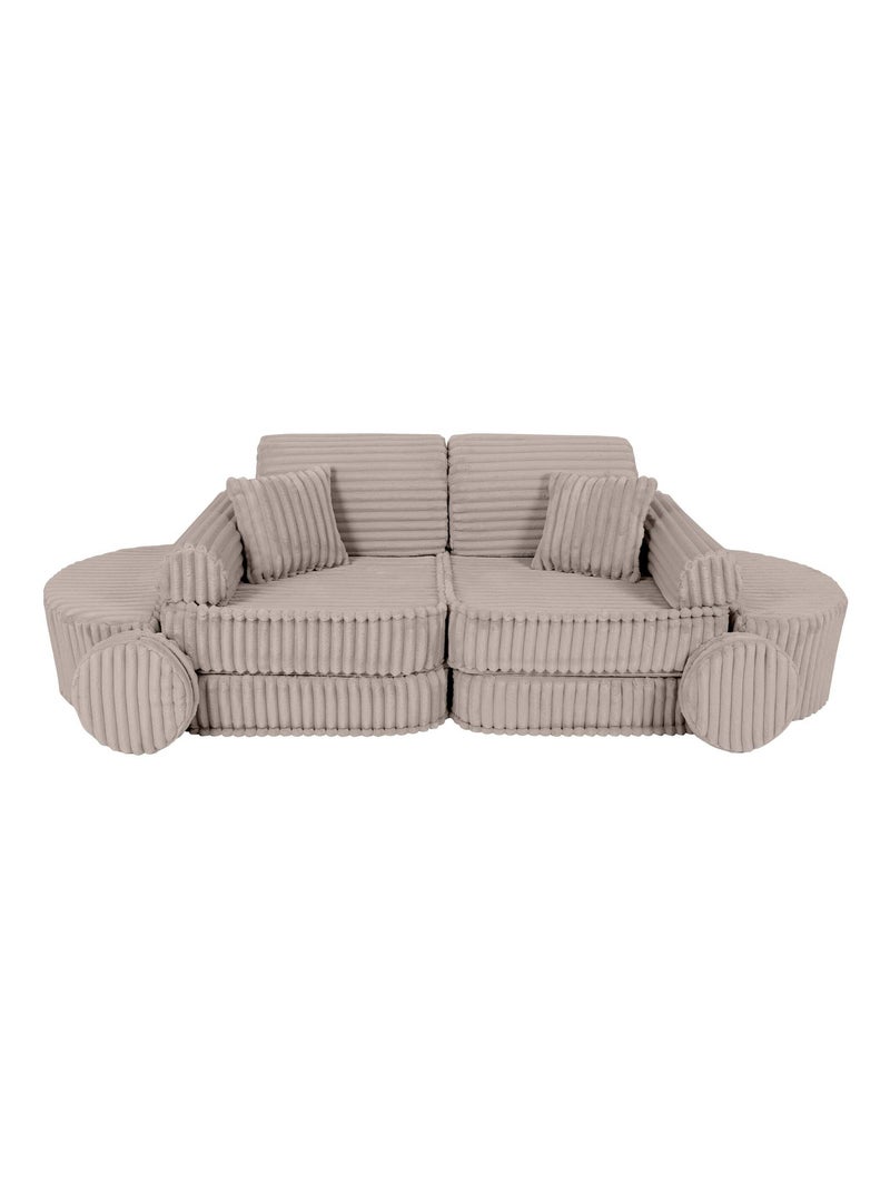 Canapé Enfant Convertible - Churros Sofa Max Beige - Kiabi