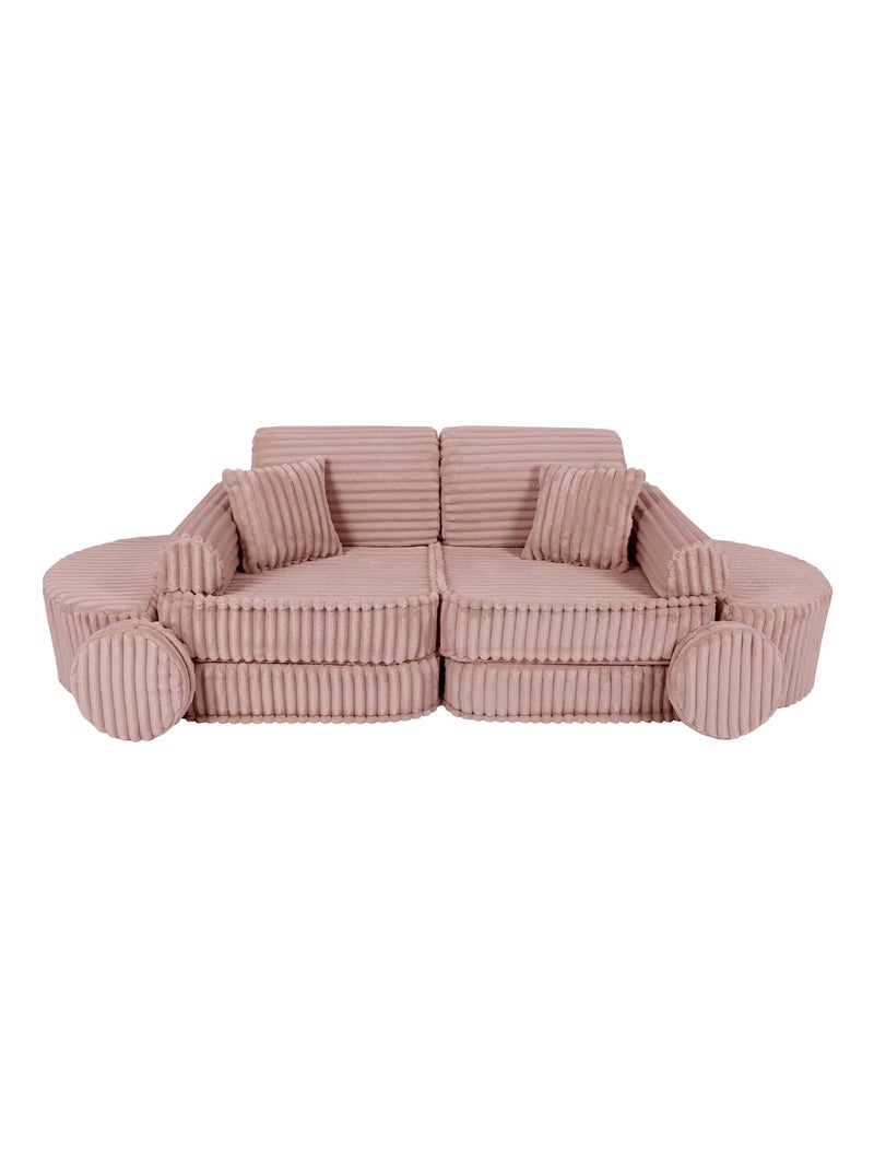 Canapé Enfant Convertible - Churros Sofa Max Rose - Kiabi