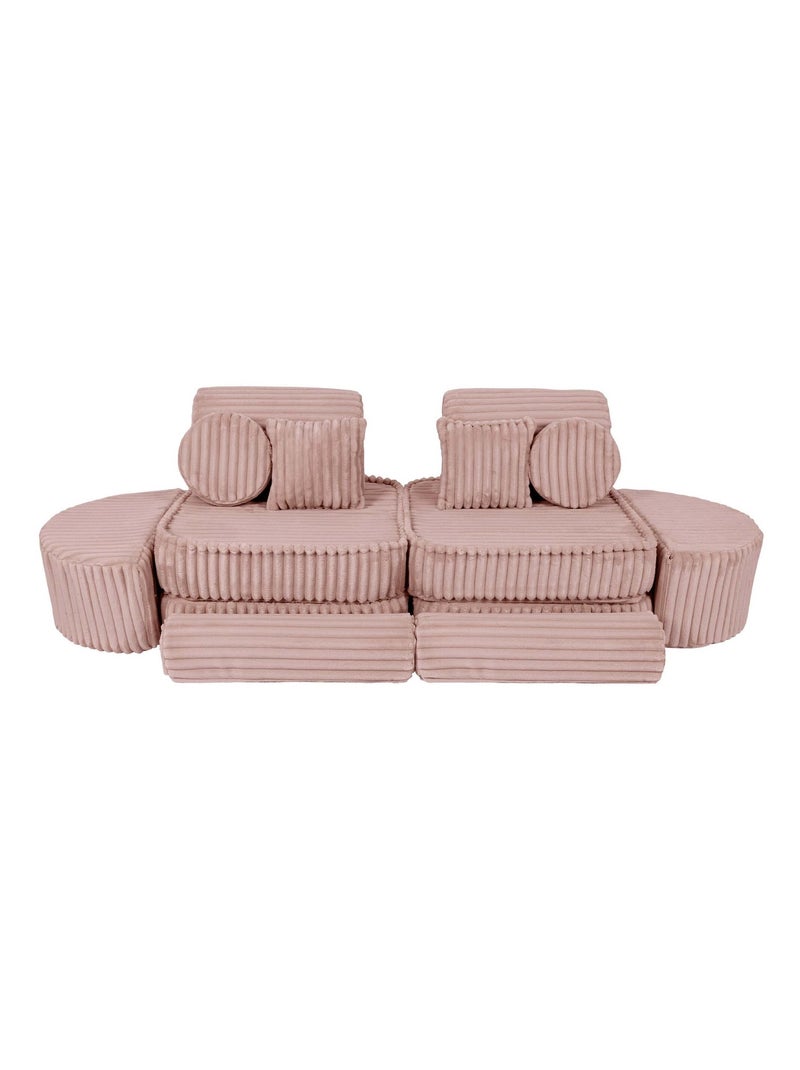 Canapé Enfant Convertible - Churros Sofa Max Rose - Kiabi