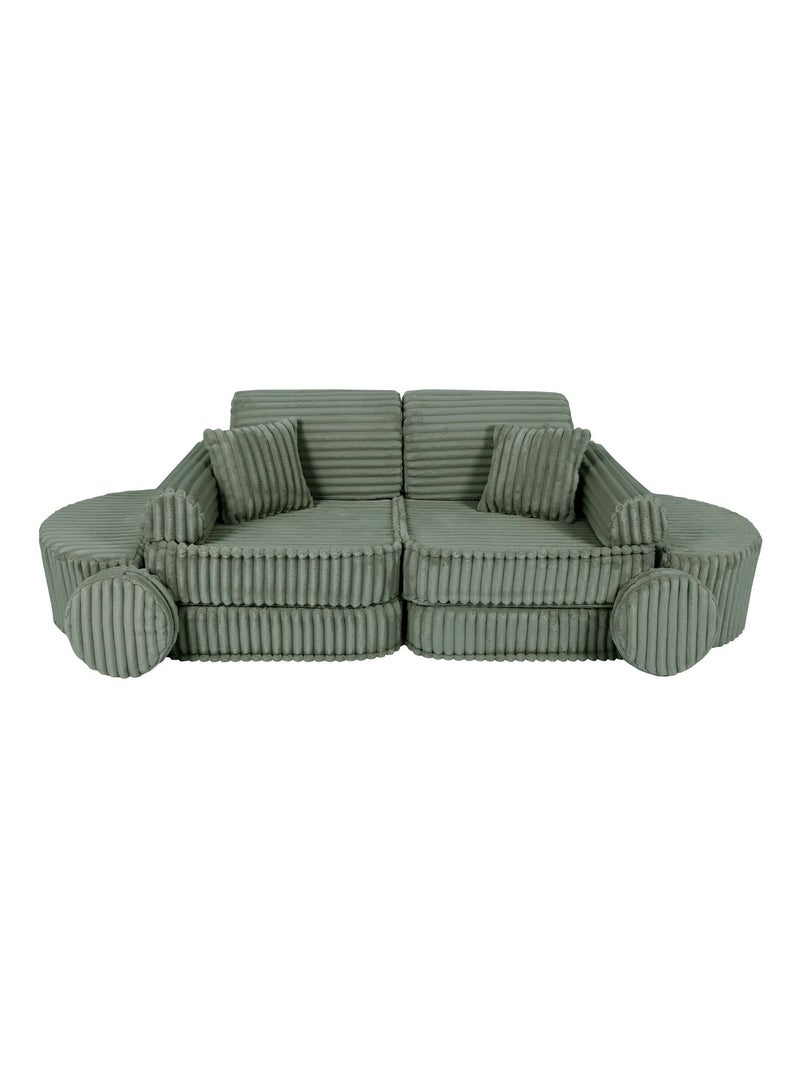 Canapé Enfant Convertible - Churros Sofa Max Vert - Kiabi