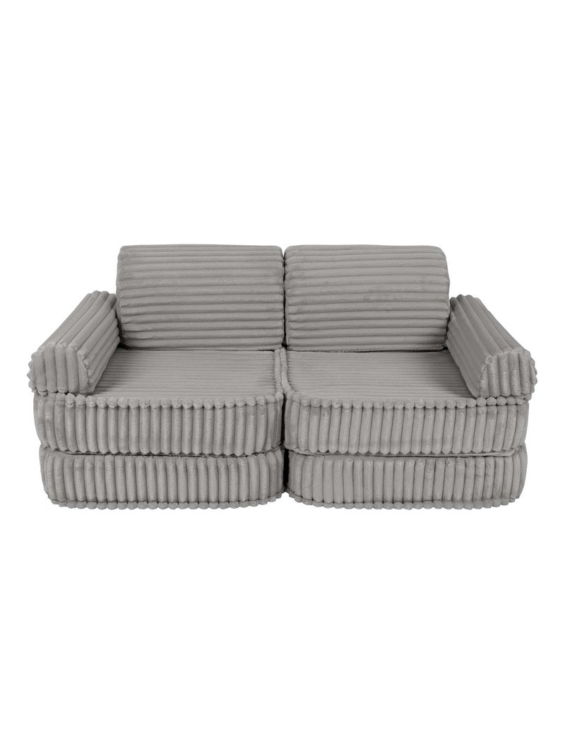 Canapé Enfant Convertible - Churros Sofa Plus Gris - Kiabi