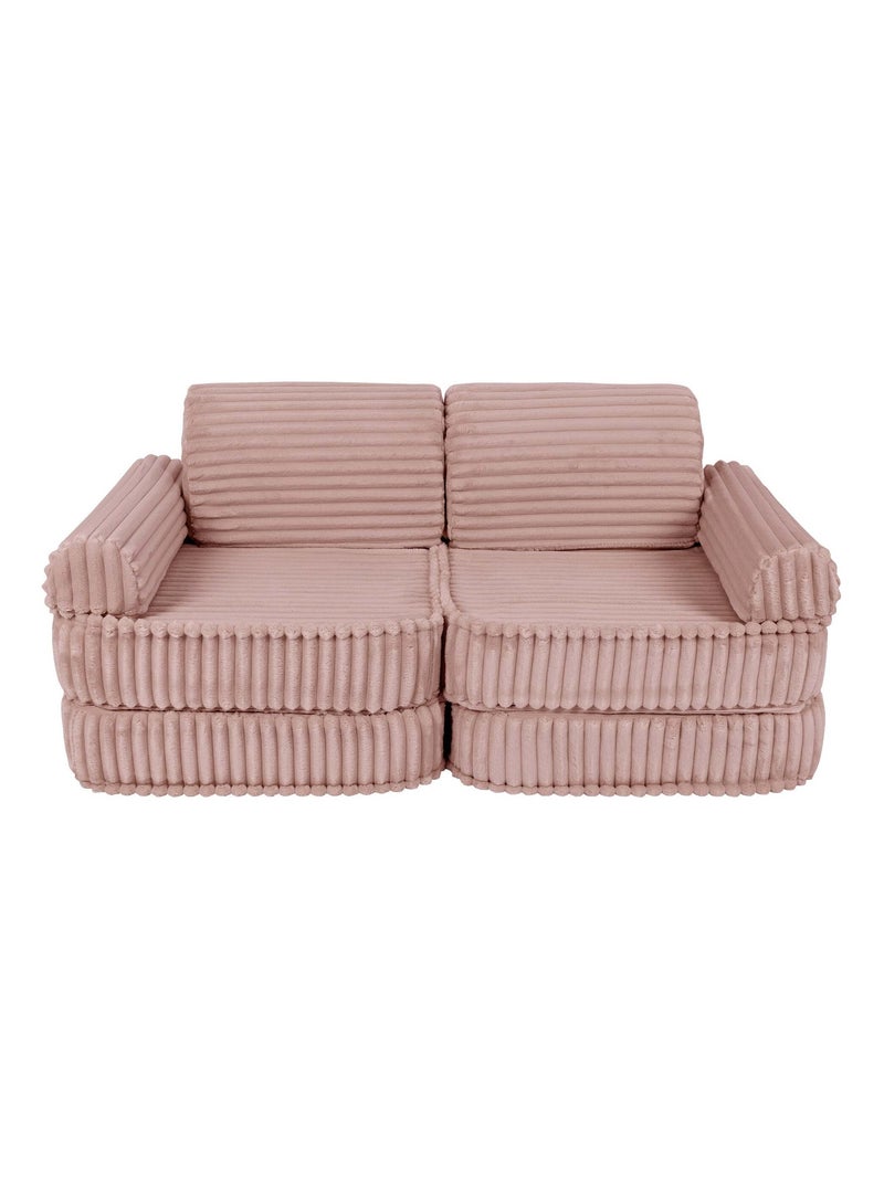 Canapé Enfant Convertible - Churros Sofa Plus Rose - Kiabi