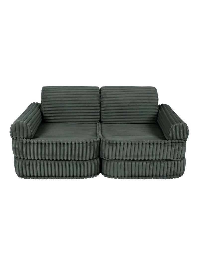 Canapé Enfant Convertible - Churros Sofa Plus Vert - Kiabi