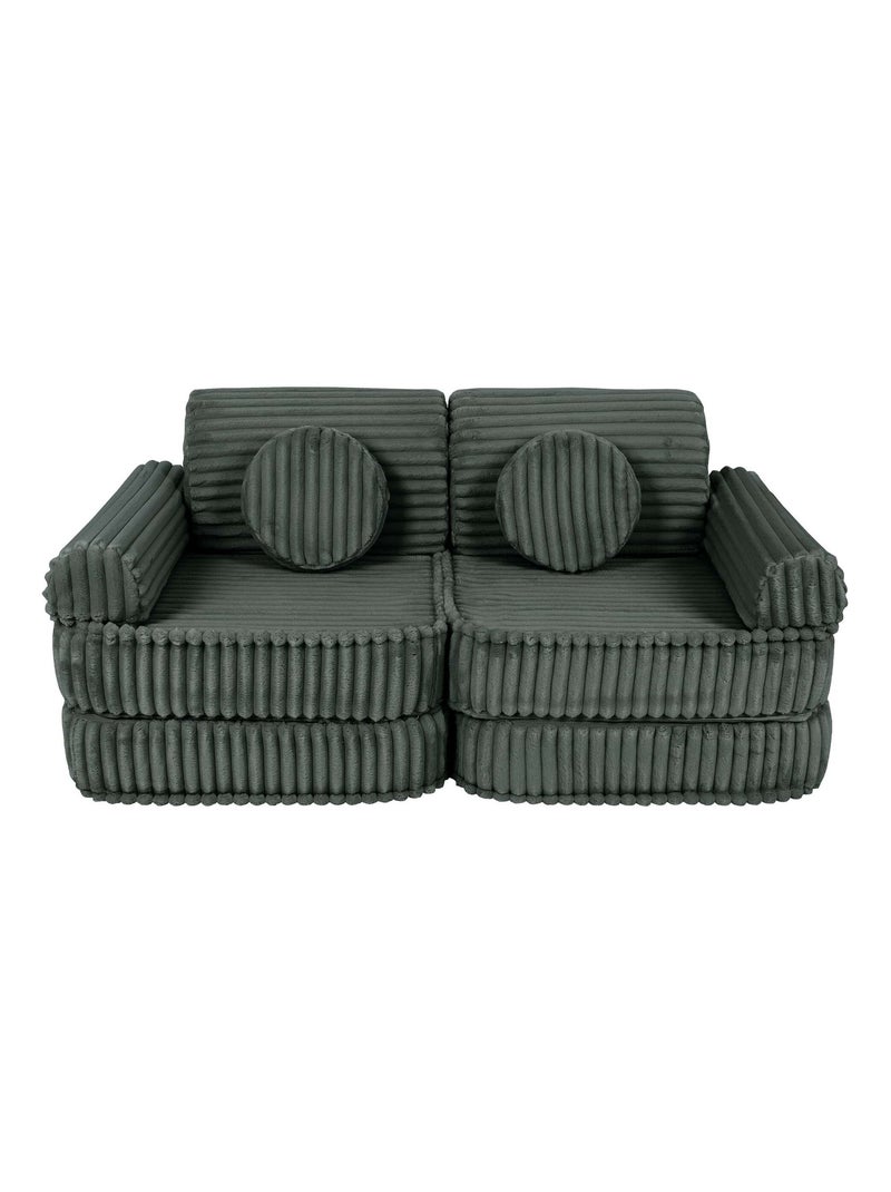 Canapé Enfant Convertible - Churros Sofa Plus Vert - Kiabi