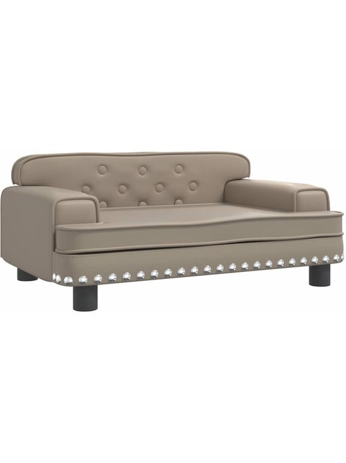 Canapé enfant en simili cuir avec mousse - vidaxl - Kiabi