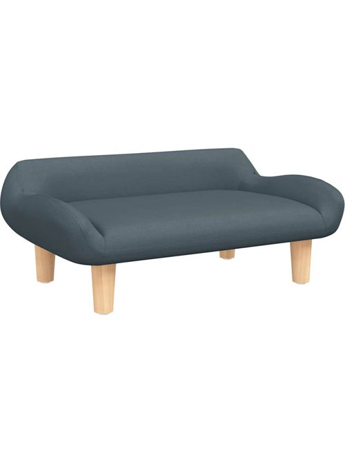 Canapé enfant en tissu rembourré avec pieds en bois - vidaxl - Kiabi