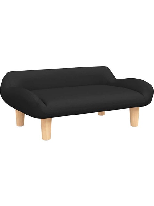 Canapé enfant en tissu rembourré avec pieds en bois - vidaxl - Kiabi