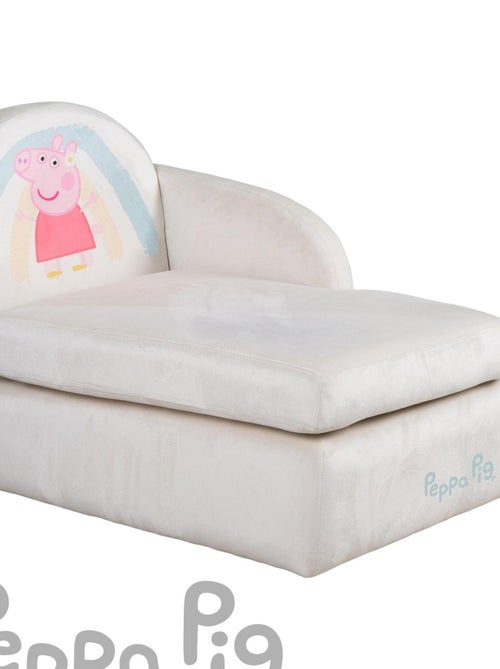 Canapé enfant en velours doux 'Roba Peppa Pig' - Kiabi