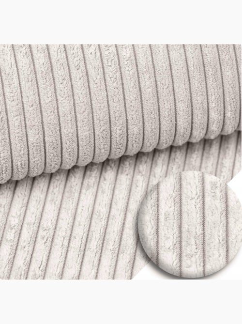 Canapé enfant modulable 120 cm velours écru 10 pcs - Kiabi