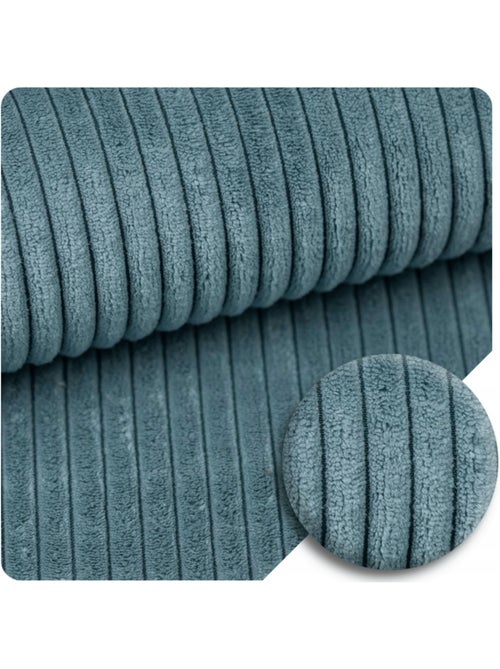 Canapé enfant modulable 120 cm velours turquoise 10 pcs - Kiabi