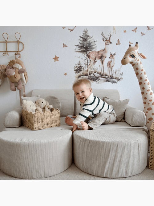 Canapé enfant modulable Meow Baby SLIMCORDE 12 pièces - Kiabi